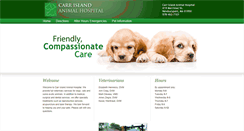 Desktop Screenshot of carrislandanimalhospital.com